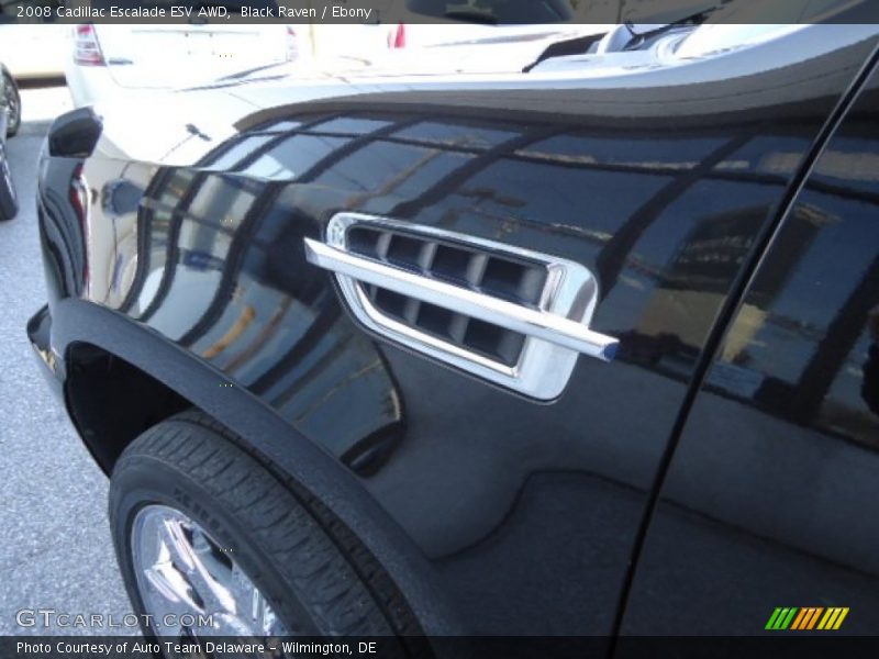 Black Raven / Ebony 2008 Cadillac Escalade ESV AWD