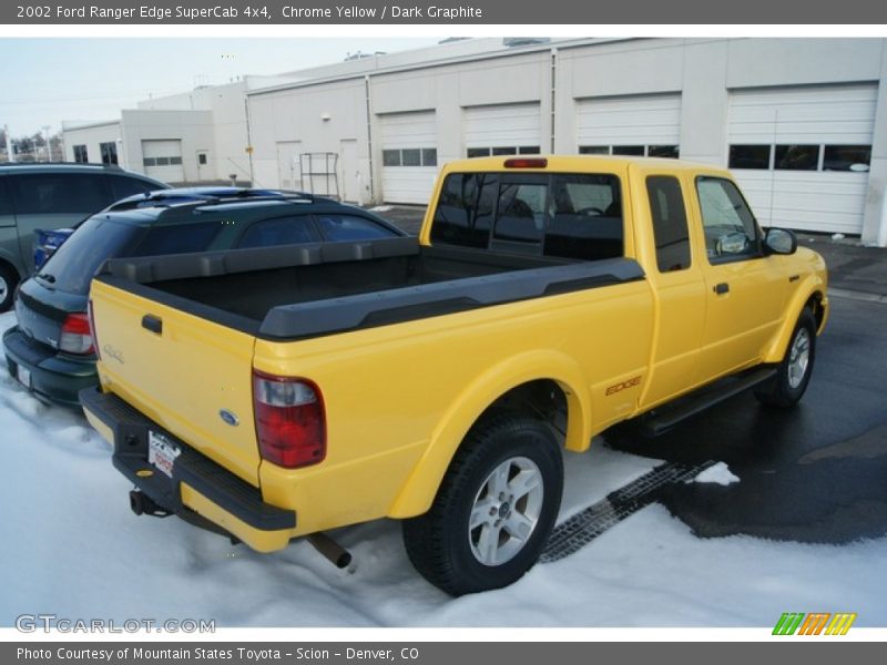 Chrome Yellow / Dark Graphite 2002 Ford Ranger Edge SuperCab 4x4