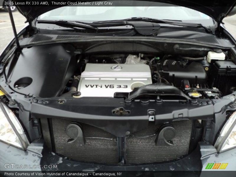 Thunder Cloud Metallic / Light Gray 2005 Lexus RX 330 AWD
