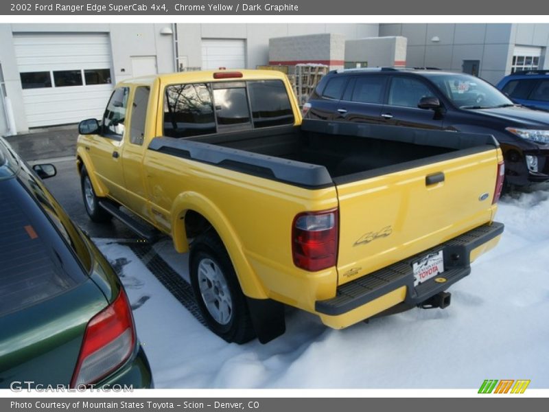 Chrome Yellow / Dark Graphite 2002 Ford Ranger Edge SuperCab 4x4