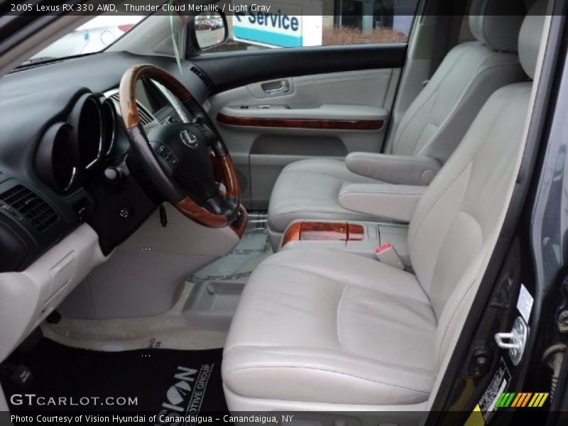 Thunder Cloud Metallic / Light Gray 2005 Lexus RX 330 AWD