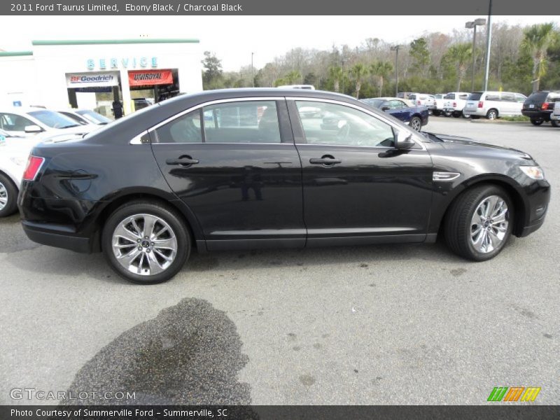 Ebony Black / Charcoal Black 2011 Ford Taurus Limited