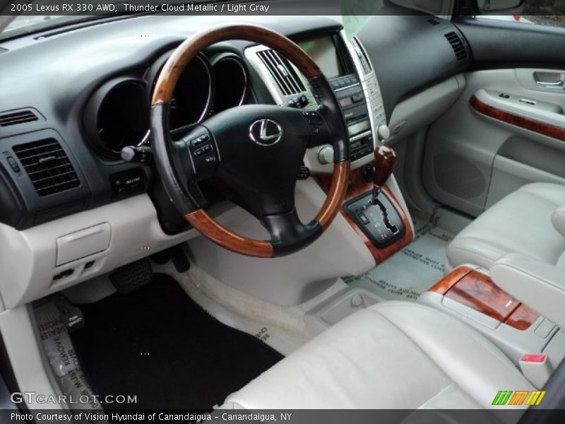 Thunder Cloud Metallic / Light Gray 2005 Lexus RX 330 AWD