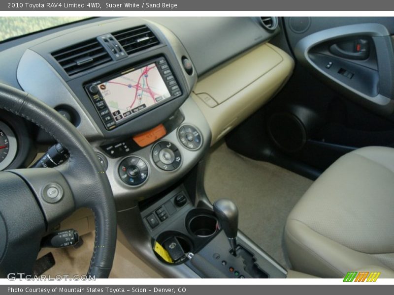 Super White / Sand Beige 2010 Toyota RAV4 Limited 4WD