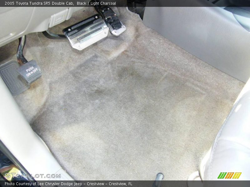 Black / Light Charcoal 2005 Toyota Tundra SR5 Double Cab