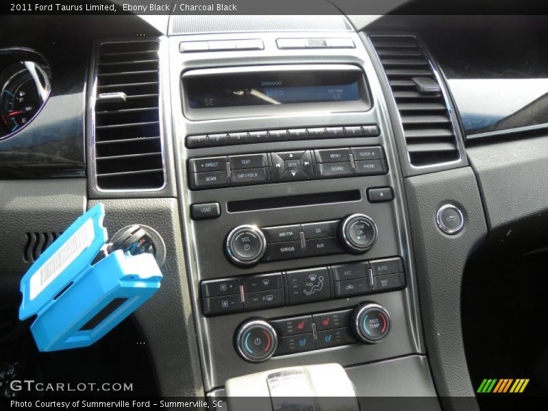 Ebony Black / Charcoal Black 2011 Ford Taurus Limited