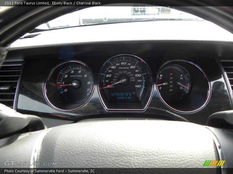 Ebony Black / Charcoal Black 2011 Ford Taurus Limited