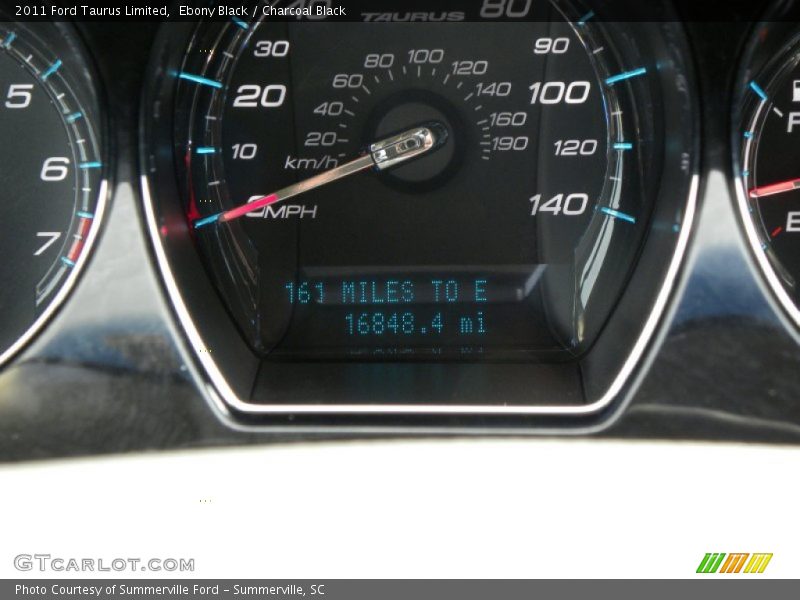 Ebony Black / Charcoal Black 2011 Ford Taurus Limited