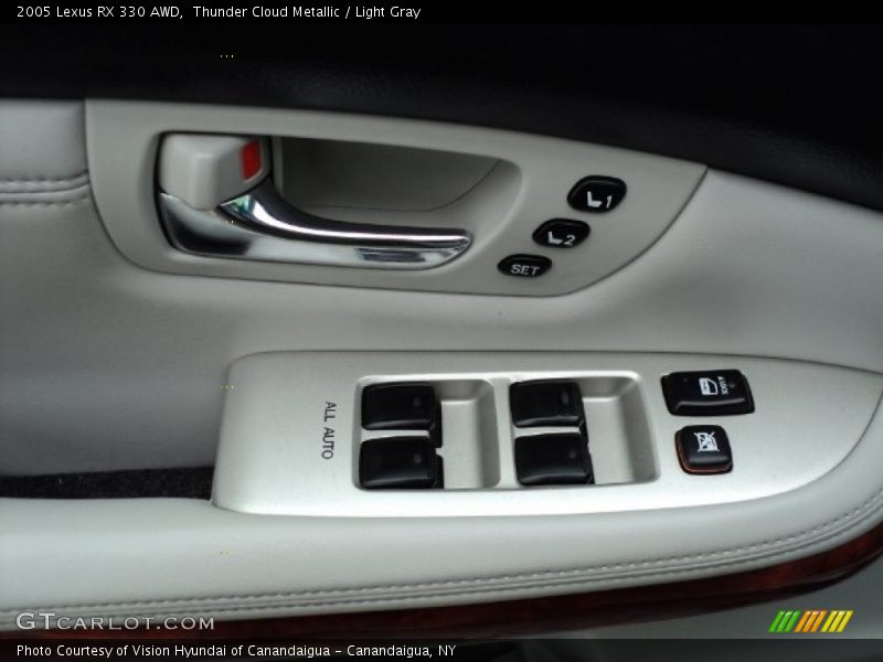 Thunder Cloud Metallic / Light Gray 2005 Lexus RX 330 AWD