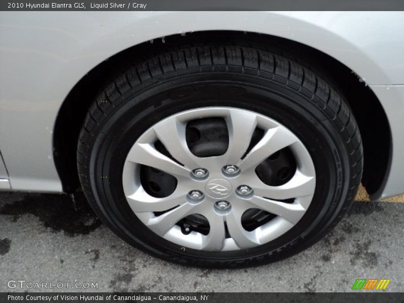 Liquid Silver / Gray 2010 Hyundai Elantra GLS