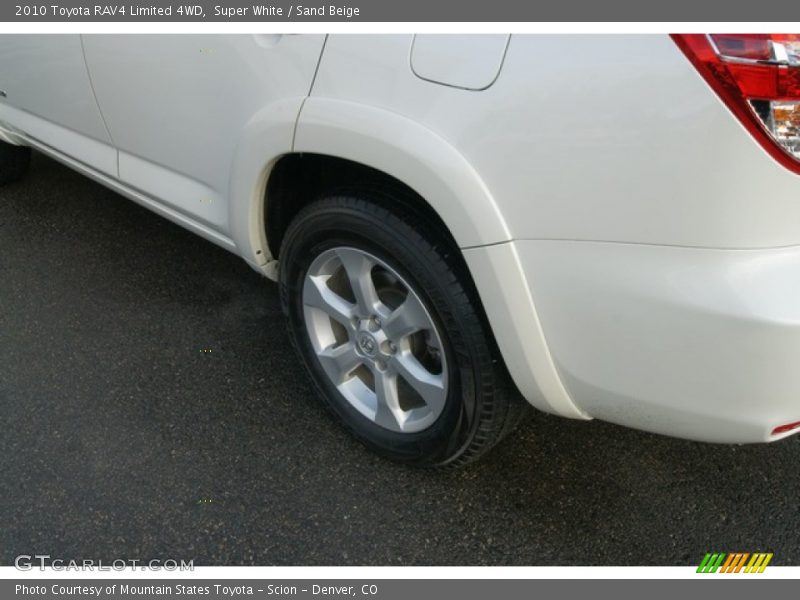 Super White / Sand Beige 2010 Toyota RAV4 Limited 4WD