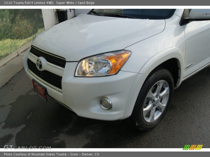 Super White / Sand Beige 2010 Toyota RAV4 Limited 4WD