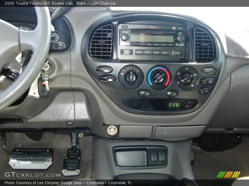 Black / Light Charcoal 2005 Toyota Tundra SR5 Double Cab