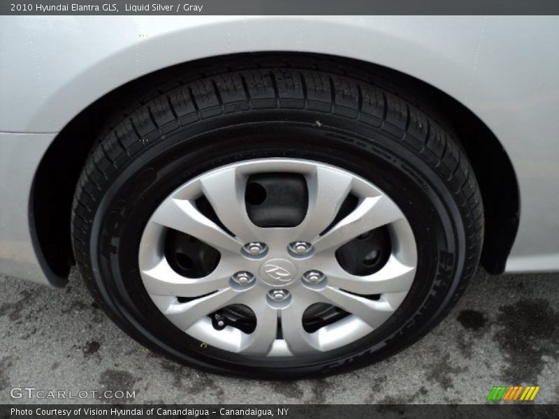 Liquid Silver / Gray 2010 Hyundai Elantra GLS