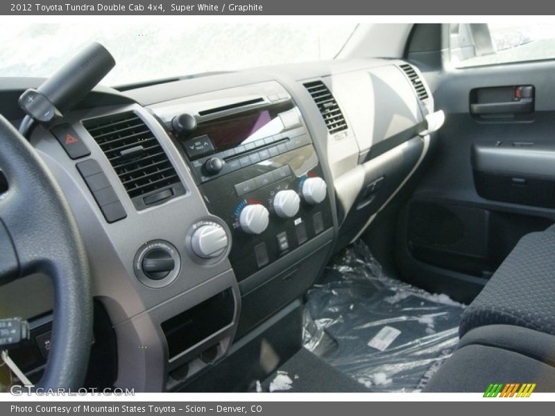 Super White / Graphite 2012 Toyota Tundra Double Cab 4x4