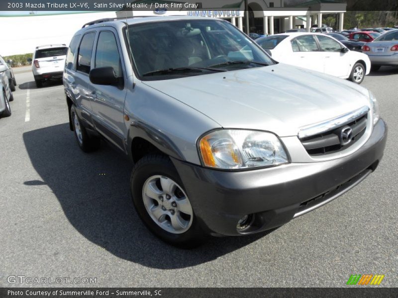Satin Silver Metallic / Dark Flint Gray 2003 Mazda Tribute LX-V6