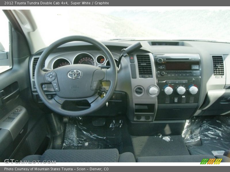 Super White / Graphite 2012 Toyota Tundra Double Cab 4x4