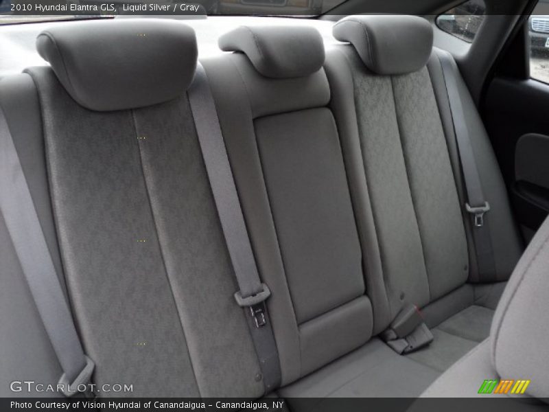 Liquid Silver / Gray 2010 Hyundai Elantra GLS