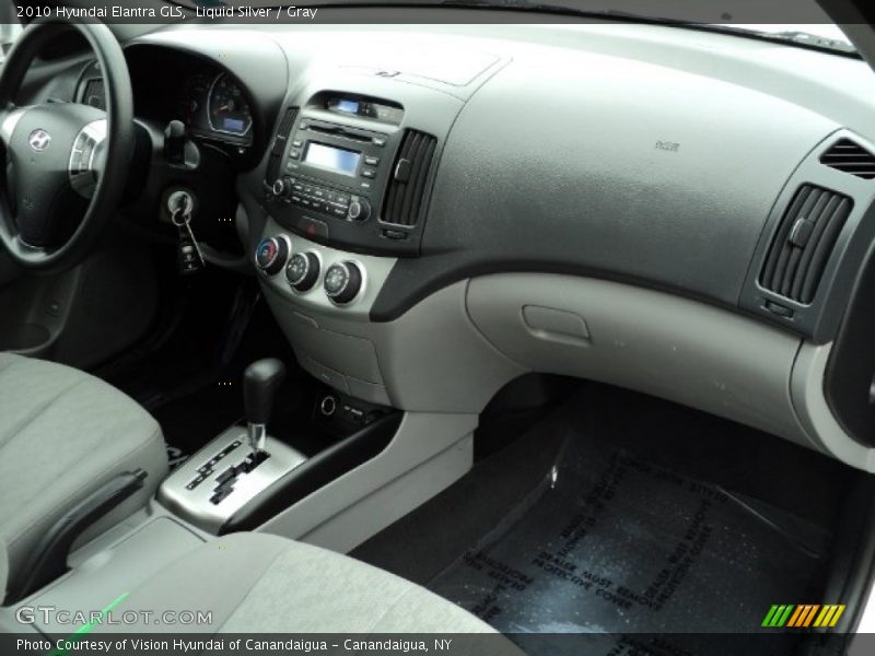Liquid Silver / Gray 2010 Hyundai Elantra GLS