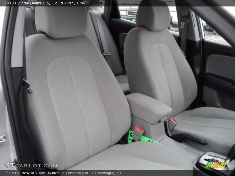 Liquid Silver / Gray 2010 Hyundai Elantra GLS