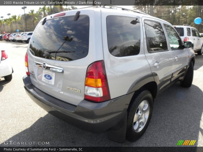 Satin Silver Metallic / Dark Flint Gray 2003 Mazda Tribute LX-V6