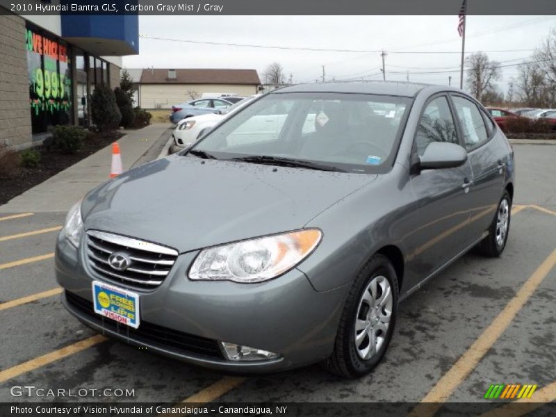 Carbon Gray Mist / Gray 2010 Hyundai Elantra GLS