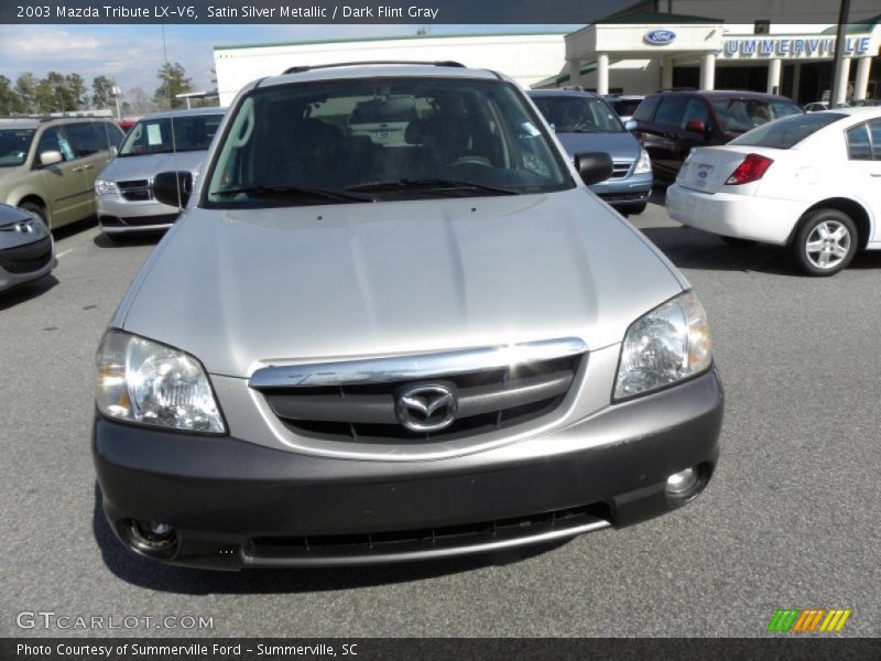 Satin Silver Metallic / Dark Flint Gray 2003 Mazda Tribute LX-V6