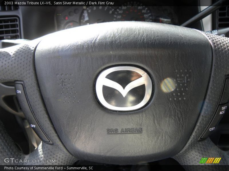 Satin Silver Metallic / Dark Flint Gray 2003 Mazda Tribute LX-V6