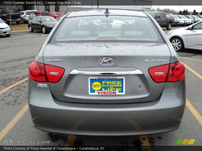 Carbon Gray Mist / Gray 2010 Hyundai Elantra GLS