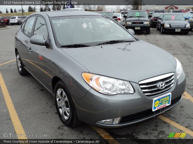 Carbon Gray Mist / Gray 2010 Hyundai Elantra GLS