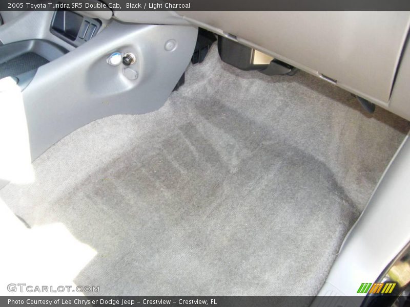 Black / Light Charcoal 2005 Toyota Tundra SR5 Double Cab