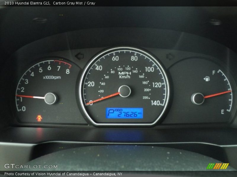 Carbon Gray Mist / Gray 2010 Hyundai Elantra GLS