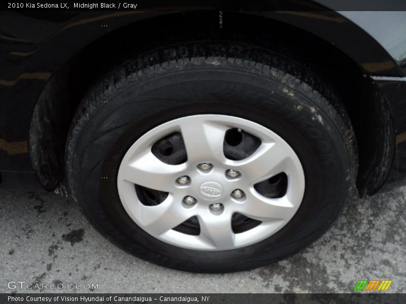 Midnight Black / Gray 2010 Kia Sedona LX