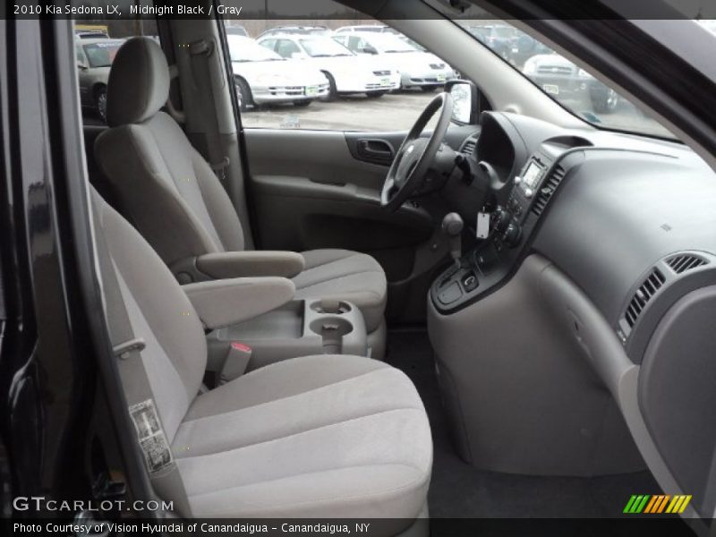 Midnight Black / Gray 2010 Kia Sedona LX