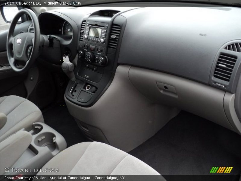 Midnight Black / Gray 2010 Kia Sedona LX