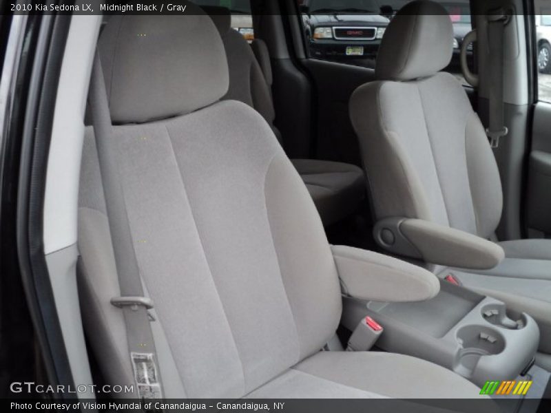 Midnight Black / Gray 2010 Kia Sedona LX