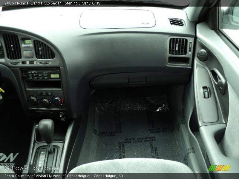 Sterling Silver / Gray 2006 Hyundai Elantra GLS Sedan