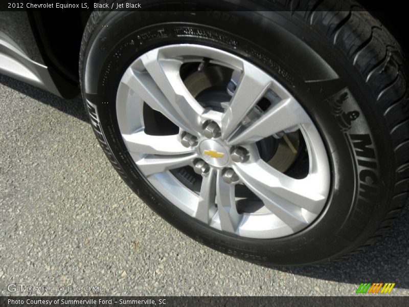 Black / Jet Black 2012 Chevrolet Equinox LS