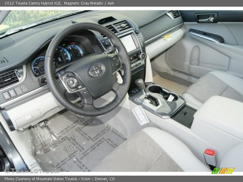 Magnetic Gray Metallic / Ash 2012 Toyota Camry Hybrid XLE