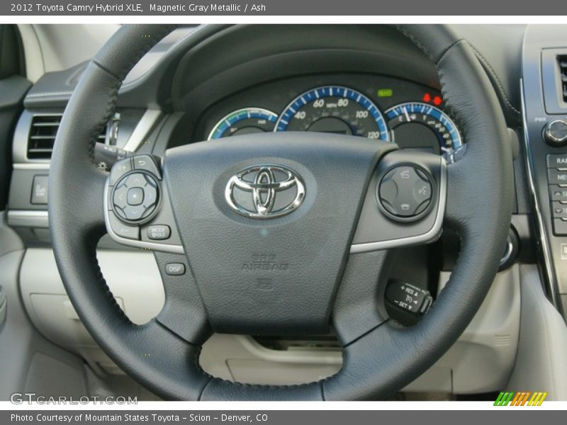 Magnetic Gray Metallic / Ash 2012 Toyota Camry Hybrid XLE