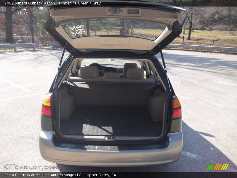 Timberline Green / Gray 2002 Subaru Outback Wagon