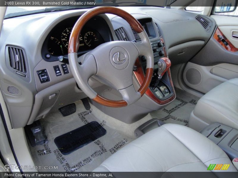Burnished Gold Metallic / Ivory 2003 Lexus RX 300