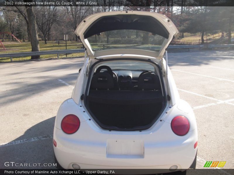 White / Grey 2002 Volkswagen New Beetle GL Coupe