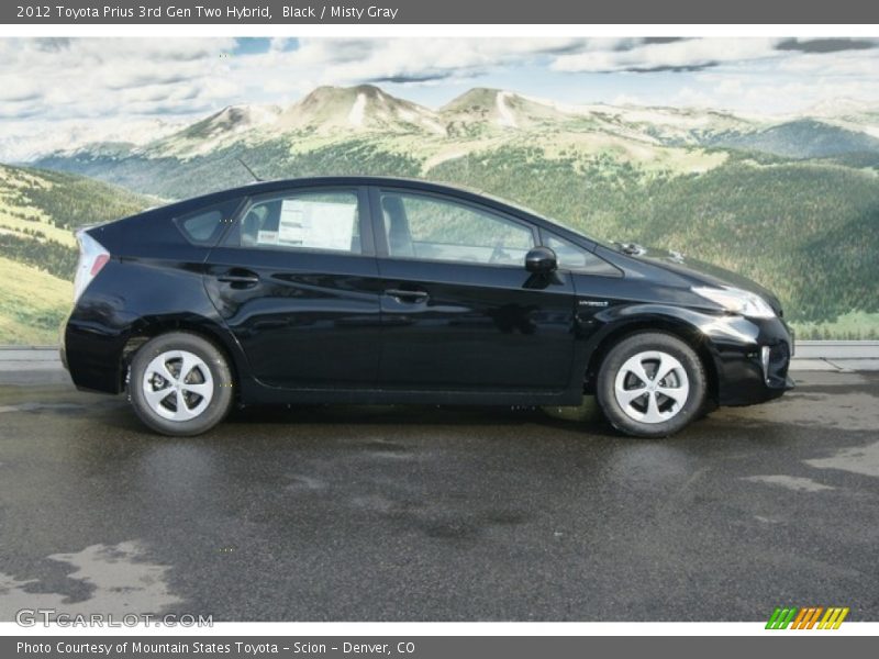 Black / Misty Gray 2012 Toyota Prius 3rd Gen Two Hybrid