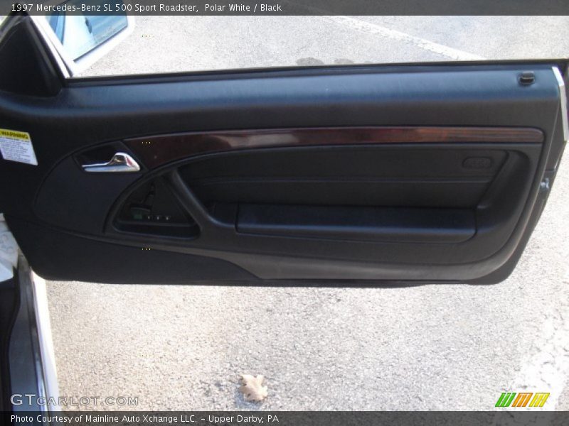Polar White / Black 1997 Mercedes-Benz SL 500 Sport Roadster