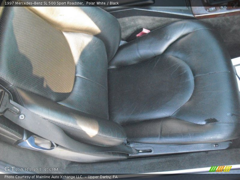 Polar White / Black 1997 Mercedes-Benz SL 500 Sport Roadster