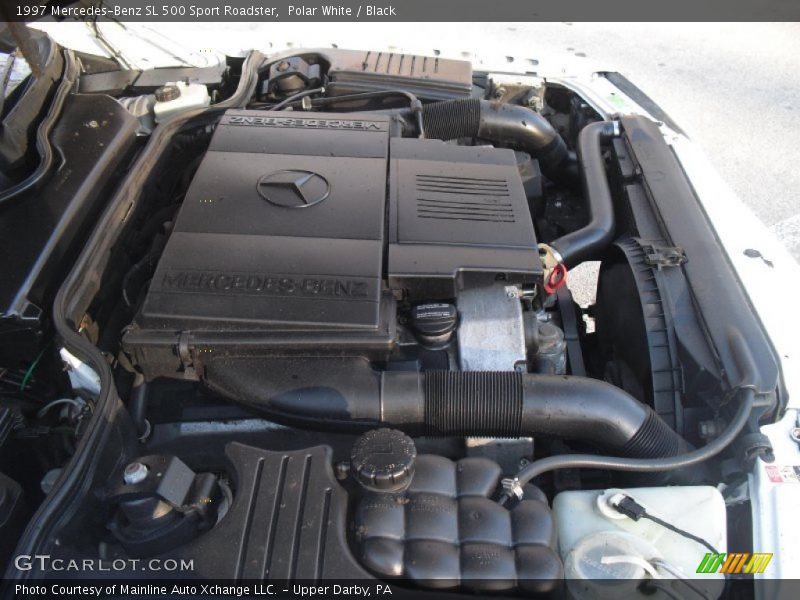 Polar White / Black 1997 Mercedes-Benz SL 500 Sport Roadster
