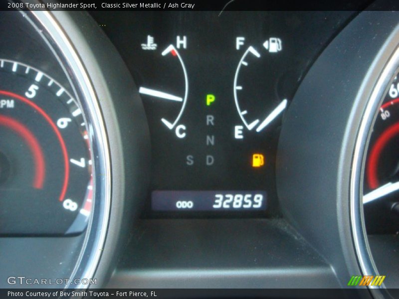 Classic Silver Metallic / Ash Gray 2008 Toyota Highlander Sport