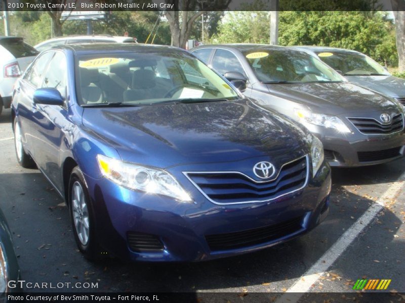Blue Ribbon Metallic / Ash Gray 2010 Toyota Camry LE
