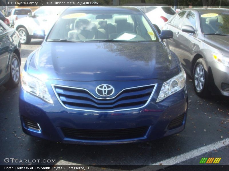 Blue Ribbon Metallic / Ash Gray 2010 Toyota Camry LE